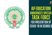 AP Education Ministry Announces Special Task Force For Prevention Of COVID-19 In Schools