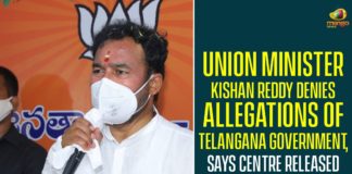 Kishan rebuts telangana ministers allegations, kishan reddy, Kishan Reddy Latest News, Kishan Reddy News, Telangana Government, union minister, Union Minister Kishan Reddy, Union Minister Kishan Reddy Denies Allegations Of Telangana Government