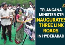 Hyderabad Three Link Roads, KT Rama Rao to inaugurate three link roads, KTR, KTR Inaugurates Three Link Roads In Hyderabad, KTR to inaugurate three link roads in Hyderabad, Minister KTR Inaugurates Three Link Roads, Telangana, Telangana Minister kTR, Telangana Minister KTR Inaugurates Three Link Roads, Three Link Roads, Three Link Roads In Hyderabad