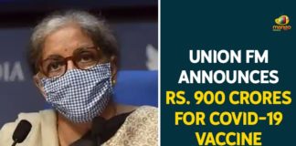 900 Crores For COVID-19 Vaccine Research, covid 19 vaccine, finance minister, Finance Minister Nirmala Sitharaman, FM announces Rs 900 crore grant for COVID-19, FM Nirmala Sitharaman, India announces Rs 900 crore, Mango News, Nirmala Sitharaman Press Conference, Sitharaman, Union FM, Union govt announces Rs 900 crore grant for COVID-19