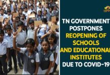Government, Mango News, Tamil nadu, Tamil Nadu govt, Tamil Nadu Reopening Of Schools And Educational Institutes, Tamil Nadu Schools, Tamil Nadu Schools Reopening, Tamil Nadu schools reopening postponed, TN Government, TN Government Postpones Reopening Of Schools, TN Government Reopening Of Schools