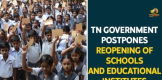 Government, Mango News, Tamil nadu, Tamil Nadu govt, Tamil Nadu Reopening Of Schools And Educational Institutes, Tamil Nadu Schools, Tamil Nadu Schools Reopening, Tamil Nadu schools reopening postponed, TN Government, TN Government Postpones Reopening Of Schools, TN Government Reopening Of Schools