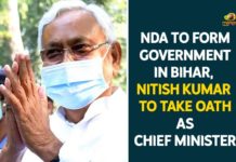 Bihar, Bihar CM, Bihar Government, Bihar New CM, National Democratic Alliance, NDA To Form Government In Bihar, Nitish Kumar, Nitish Kumar to be sworn in as Bihar CM today, Nitish Kumar to take oath as Bihar Chief Minister, Nitish Kumar to take oath as Bihar CM, Nitish Kumar To Take Oath As Chief Minister