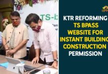 KTR, KTR Launches TS-BPASS Website, Mango News Telugu, Minister KTR, Minister KTR Launched TS bPass Website, Minister KTR Launches TS-BPASS Website, TS-bPass, TS-bPASS Act, TS-bPASS Act 2020, ts-bpass ghmc, ts-bpass login, TS-bPASS Self certification portal for Citizens, TS-BPASS Website