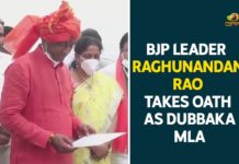 BJP Raghunandan Rao Takes Oath As Dubbaka MLA, Dubbaka MLA, Dubbaka MLA Raghunandan Rao, Dubbaka MLA Raghunandan Rao Oath Taking, Mango News , Raghunandan Rao, Raghunandan Rao Press Meet, Raghunandan Rao Takes Oath, Raghunandan Rao Takes Oath as Dubbaka MLA, Raghunandan Rao Takes Oath As MLA, Telangana Assembly