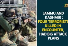 4 terrorists killed in encounter at Nagrota, 4 terrorists killed in Jammu, Four Terrorists Killed In Encounter, Jammu and Kashmir, Jammu and Kashmir News, jammu and kashmir police, Jammu And Kashmir Terror Attack, jammu and kashmir terrorism, Jammu and Kashmir terrorists, Jammu And Kashmir Terrorists News, Mango News, nagrota, terrorists killed in encounter at Nagrota