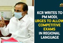 CM KCR Writes a Letter to PM Modi, CM KCR Writes a Letter to President, CM KCR Writes a Letters to President Ramnath Kovind, CM KCR writes to PM to conduct central govt exams, Competitive Exams In Regional Language, Exams For Central Govt Jobs, KCR Letter To President, KCR Writes To PM Modi, Mango News, PM Narendra Modi, president, President Ramnath Kovind, Telangana cm kcr
