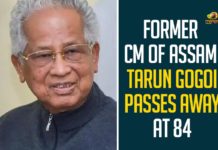 Assam CM Tarun Gogoi Passed Away, Congress Senior Leader, Former Assam chief minister Tarun Gogoi, Former Assam CM Tarun Gogoi, Former Assam CM Tarun Gogoi Passed Away, Former Assam CM Tarun Gogoi Passes Away, Former Assam CM Tarun Gogoi passes away in Guwahati, Mango News , Tarun Gogoi, Tarun Gogoi death, Tarun Gogoi death news, Tarun Gogoi Passed Away