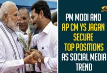PM Modi And AP CM YS Jagan Secure Top Positions As Social Media Trend