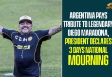 Argentina Pays Tribute To Legendary Diego Maradona, Diego Maradona death, Diego Maradona Dies, Diego Maradona Dies Of Heart Attack, Diego Maradona tributes, Football Player Diego Maradona, Football Player Diego Maradona Dies, Legendary Diego Maradona, Legendary Football Player Diego Maradona Dies Of Heart Attack, Mango News, President Declares 3 Days National Mourning, Soccer Legend Diego Maradona Dead at 60