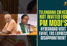 Telangana CM KCR Not Invited For PM Modi’s Hyderabad Visit Event, TRS Express Disappointment