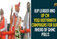 BJP Leader And UP CM Yogi Adityanath Campaigns For BJP Ahead Of GHMC Polls BJP Leader UP CM Yogi Adityanath, CM Yogi Adityanath Participated in GHMC Elections Campaign, GHMC, GHMC Elections, GHMC Elections 2020, GHMC Elections Campaign, GHMC Elections Latest News, GHMC Elections News, GHMC Elections Updates, Greater Hyderabad Municipal Corporation, Mango News, UP CM Yogi Adityanath, UP CM Yogi Adityanath in GHMC Elections Campaign, UP CM Yogi Adityanath Participated in GHMC Elections