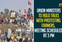 Union Ministers To Hold Talks With Protesting Farmers,Meeting Scheduled At 3 PM,Union Ministers,Union Government,Union Agriculture Ministry,Mango News,Farmer Unions Call Meeting To Decide On Centre Offer To Hold Talks,Farmer Unions Call Meeting,Farmers Protest Live,Farmer Government Meeting Scheduled At 3 PM,Farmer Unions Call Meeting,Delhi Chalo Protest,Union Ministers To Hold Talks With Farmers,Farmers,Indian Union Ministers,Union Ministers Meet To Discuss Protests Farmers
