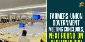 Farmers - Union Government Meeting Concludes, Next Round On December 3rd,Farmer Unions Call Meeting,Farmers,Farmers Protest Live,Indian Union Ministers,Mango News,Union Agriculture Ministry,Union Government,Union Ministers,Union Ministers Meet To Discuss Protests Farmers,Union Government Meeting Concludes,Farmers Union Government Meeting Concludes,Union Government Meeting,Farmers And Union Government Meeting,Delhi,Farmers Meet With Govt Concludes