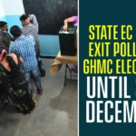 State EC Bans Exit Polls For GHMC Elections Until 3rd December,State EC,State EC Bans Exit Polls For GHMC Elections,State Election Commission,Greater Hyderabad Municipal Corporation,GHMC Elections Until 3rd December,GHMC,GHMC Ballot,GHMC Elections,GHMC Elections 2020,GHMC Elections 2020 Latest News,GHMC Elections 2020 Updates,GHMC Elections Latest Updates,GHMC Elections Voting,GHMC Polling Updates,GHMC Polls,Mango News,#GHMCElections2020