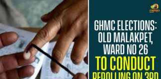 GHMC Elections: Old Malakpet, Ward No 26 To Conduct Repolling On 3rd Of December,GHMC Polling Updates,Repolling In Old Malakpet Division,Old Malakpet Re Polling,GHMC Elections 2020 Updates,GHMC Elections 2020 Old Malakpet Re Polling,GHMC Polls,Re Polling Ordered For Old Malakpet Division,Polling Stopped Old Malakpet Ward,Old Malakpet,GHMC Elections,GHMC Ballot,#GHMCElections2020,Mango News,GHMC Elections 2020,GHMC,GHMC Elections Voting,GHMC Elections Latest Updates,GHMC Elections 2020 Latest News