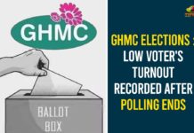 GHMC Elections : Low Voter’s Turnout Recorded After Polling Ends,GHMC Elections,GHMC Elections 2020,GHMC Elections 2020 Latest News,GHMC Elections 2020 Updates,GHMC Elections Latest Updates,GHMC Elections Voting,GHMC Polling Updates,GHMC Polls,Mango News,#GHMCElections2020,GHMC Elections News,Low Voter Turnout Recorded After Polling Ends,GHMC Ballot,Greater Hyderabad Municipal Corporation,SEC,Low Voter Turnout In Hyderabad Civic Polls,Low Voter Turnout For GHMC Polls
