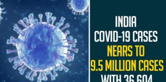 India COVID-19 Cases Nears To 9.5 Million Cases With 36604 New Cases,India COVID-19 Cases,India Covid-19 36604 Positive Cases,India Covid-19 Updates,India Covid-19 Deaths Report,Coronavirus,Coronavirus Cases In India,Coronavirus Deaths List,Coronavirus In India,coronavirus india live updates,Coronavirus Live Updates,Coronavirus Positive Cases List,COVID 19 Deaths,COVID-19,COVID-19 Cases in India,COVID-19 Daily Bulletin,Covid-19 in India,Covid-19 Latest Updates,Covid-19 Positive Cases,India Coronavirus, Mango News, Mango News Telugu,India COVID-19 New Cases,