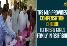 TRS MLA Provides Compensation Cheque To Tribal Girl’s Family In Asifabad TRS MLA Provides Compensation Cheque To Tribal Girl’s Family In Asifabad,TRS,TRS Party,TRS MLA Provides Compensation Cheque,Compensation Cheque,Tribal Girl,Asifabad,TRS MLA Provides Compensation Cheque To Tribal Girls Family,Koneru Konappa,TRS MLA Koneru Konappa,TRS MLA,Telangana Government,Asifbad MLA,TRS MLA Provides Cheque To Tribal Girls Family,TRS MLA Compensation Cheque To Tribal Girl Family