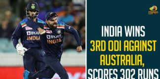 India Wins 3rd ODI Against Australia, Scores 302 Runs,India vs Australia,India vs Australia 3rd ODI,India Beat Australia By 13 Runs,India Beat Australia,Mango News,India vs Australia 3rd ODI Highlights,India Beat Australia By 13 Runs In Third ODI,India vs Australia,India Beat Australia By 13 Runs,India vs Australia Highlights,India vs Australia 2020,3rd ODI India vs Australia 2020 Highlights,Ind vs Aus,India vs Australia 3rd ODI Report,Australia,India,India Wins 3rd ODI,India Scores 302 Runs