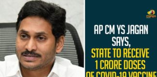 AP CM YS Jagan Says, State To Receive 1 Crore Doses Of COVID-19 Vaccine Soon,One Crore People Will Get COVID Vaccine In First Phase Says CM Jagan,Centre Promised 1 Crore COVID-19 Vaccines To AP In First Phase Says Cm Jagan Mohan Reddy,AP to Get 1 Crore Doses of Coronavirus Vaccine,AP Getting Ready To Give Covid Vaccine To 1 Crore People,Coronavirus,COVID-19,Andhra Pradesh To Get 1 Crore Doses Of COVID Vaccine,AP CM YS Jagan,AP CM,AP CM YS Jagan LatestNews,Mango News,Mango News Telugu,AP State To Receive 1 Crore Doses Of COVID-19 Vaccine