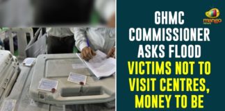 GHMC Commissioner Asks Flood Victims Not To Visit Centres, Money To Be Deposited Directly,GHMC Commissioner Lokesh Kumar Asks Flood Victims Not To Visit Mee-Seva Centres,Flood Relief Money,GHMC,GHMC Commissioner,GHMC Commissioner Latest News,Lokesh Kumar,GHMC Commissioner Lokesh Kumar,GHMC Commissioner Lokesh Kumar News,Mango News,Mango News Telugu,Flood Relief Distribution,Hyderabad,GHMC Commissioner Lokesh Kumar About Flood Relief Distribution,Hyderabad Floods,Hyderabad Rains,GHMC Commissioner Lokesh Kumar About Flood Relief Money