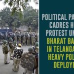 Political Parties' Cadres Hold Protest Under Bharat Bandh In Telangana, Heavy Police Deployed,Bharat Bandh Live,Bharat Bandh Live Updates,Bharat Bandh,Mango News,Bharat Bandh Update,Bharat Bandh Latest Updates,Bharat Bandh Today,Bharat Bandh Today Live,Bharat Bandh Today Live Updates,Bharat Bandh Latest Update And Live Updates On Farmers,Farmers,Farmers Protest,Farmers Protest Live Updates,Farmers Protest Updates,Farmers Protest Latest Updates,Farmers Protest Highlights,Bharat Bandh,Bharat Bandh In Telangana,Political Parties Parties' Cadres Hold Protest Under Bharat Bandh,Telangana Rashtra Samithi,Indian National Congress,Bharatiya Janata Party,Bharat Bandh Updates,TRS Party