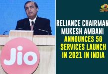 Reliance Chairman Mukesh Ambani Announces 5G Services Launch In 2021 In India,Reliance Chairman Mukesh Ambani,Mukesh Ambani,Jio 5G Services,Jio,Jio 5G,Jio 5G Services Available In India,Jio 5G Service To Launch in India in Second Half of 2021,Mukesh Ambani Latest News,5G Network,Jio 5G To Be Available From 2021 Confirms Mukesh Ambani,Jio 5G Services Will Be Available In India By Mid-2021,Jio To Launch 5G Services,Reliance Jio to Launch 5G Network,Jio 5G Will Launch In India By Mid-2021,Mango News,Mukesh Ambani Announces 5G Services Launch In 2021