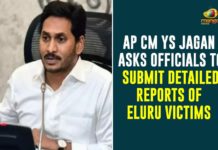 Andhra Pradesh Chief Minister YS Jagan Mohan Reddy,AP CM YS Jagan Asks Officials To Submit Detailed Reports Of Eluru Victims,AP CM YS Jagan,CM YS Jagan,YS Jagan Mohan Reddy,Eluru Victims,Eluru,Eluru News,Eluru Mysterious Illness,Eluru Disease,Eluru Mystery Illness,AP CM Seeks Detailed Report On Eluru Mystery Illness,YS Jagan Reviews On Eluru Mysterious Disease Incident,YS Jagan Inquires About Eluru Victims Sample Tests,AP CM Asks Officials To Submit Details Report On Mysterious Desease,Andhra Pradesh,Mango News