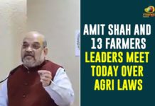 Amit Shah And 13 Farmers Leaders Meet Today Over Agri Laws,Farmers Protests Continue,Farmer Leaders To Meet Amit Shah Today At 7 Pm,Farmers To Meet Home Minister Amit Shah At 7Pm,Amit Shah Steps In,Amit Shah Calls Farmers For Talks A Day Before Centre Meet,Mango News,Union Home Minister Called Farmers For Talks Today At 7 PM,Union Home Minister,Amit Shah,Union Home Minister Amit Shah,Union Home Minister Amit Shah Called Farmers For Talks,Union Home Minister Amit Shah Talks Today At 7 PM,Union Home Minister Amit Shah Calls Farmers Meet At 7 PM,Farmers Protest,Amit Shah And 13 Farmers Leaders Meet Today,Agri Laws