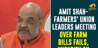 Amit Shah- Farmers Union Leaders Meeting Over Farm Bills Fails, Unsurity On Today's Meet,Farmers Protests Continue,Farmer Leaders To Meet Amit Shah Today At 7 Pm,Farmers To Meet Home Minister Amit Shah At 7Pm,Amit Shah Steps In,Amit Shah Calls Farmers For Talks A Day Before Centre Meet,Mango News,Union Home Minister Called Farmers For Talks Today At 7 PM,Union Home Minister,Amit Shah,Union Home Minister Amit Shah,Union Home Minister Amit Shah Called Farmers For Talks,Union Home Minister Amit Shah Talks Today At 7 PM,Union Home Minister Amit Shah Calls Farmers Meet At 7 PM,Farmers Protest,Amit Shah And Farmers Union Leaders Meeting Over Farm Bills,Amit Shah And Farmers Union Leaders