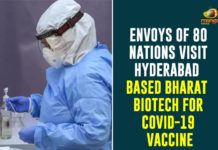 Envoys Of 80 Nations Visit Hyderabad Based Bharat Biotech For COVID-19 Vaccine,Ambassadors And High Commissioners Of Around 80 Countries To Visit Hyderabad,Foreign Ambassadors and High Commissioners,Foreign Ambassadors and High Commissioners From 80 Countries,Hyderabad,Hyderabad News,Mango News,Ambassadors And High Commissioners From 80 Countries Will Be Visiting Hyderabad,Covid-19,Envoys of 80 Countries To Visit Vaccine Firms In Hyderabad,Covid-19 Vaccine,Bharat Biotech,Coronavirus,Coronavirus Vaccine