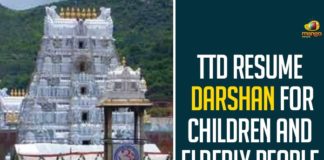 TTD Resume Darshan For Children And Elderly People,Tirumala Allows Darshan For Children And The Elderly,Andhra Pradesh,TTD Resumes Darshan For Elderly And Children At Tirumala Temple,Tirumala Tirupati Devsthanam Allows Elderly And Children To Take Srivari Darshan,Srivari Darshan With Covid Safety Protocols,Tirumala Tirupati Devsthanam,TTD Resume Darshan,TTD,TTD News,TTD Latest News,Mango News,Tirupati Temple Resumes Darshan For Old People And Young Children After 8 Months,TTD Resumes Darshan For Kids And Elderly,Tirupati Temple Darshan Resumes For Children