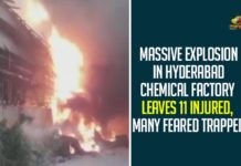 Massive Explosion In Hyderabad Chemical Factory Leaves 11 Injured, Many Feared Trapped Massive Explosion In Hyderabad Chemical Factory Leaves 11 Injured,Many Feared Trapped,Fire Accident In A Organic Company At IDA Bollaram Industrial Area,IDA Bollaram Industrial Area,IDA Bollaram,Fire Accident In A Organic Company,Fire Accident,Mango News,Massive Explosion In Hyderabad Chemical Factory,Major Fire At Chemical Factory,Hyderabad,Hyderabad News,Major Fire Accident In A Organic Company,Major Fire Accident At IDA Bollaram Industrial Area,Chemical Factory,Bollaram Industrial Area Of Hyderabad,IDA Bollarum Fire Accident,Fire Accident At IDA Bollaram,Fire Broke Out In Vindhya Organics Chemical Factory,Vindhya Organics Chemical Factory