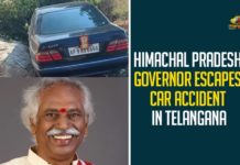 Himachal Pradesh Governor Escapes Car Accident In Telangana,Himachal Pradesh Governor Bandaru Dattatreya Meets With An Accident In Telangana,Himachal Pradesh Governor Bandaru Dattatreya Escape From Car Accident,Bandaru Dattatreya,Bandaru Dattatreya Car Accident,Himachal Pradesh Governor Car Accident,Mango News,Bandaru Dattatreya Car Accident In Telangana,Bandaru Dattatreya Accident News,HP Governor Bandaru Dattatreya Escapes Car Accident In Telangana,HP Governor Dattatreya Escapes Unhurt In Telangana Road Accident,Bandaru Dattatreya Meets With An Accident In Telangana,Bandaru Dattatreya Latest News