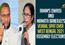 AIMIM’s Owaisi And Mamata Banerjee’s Verbal Spat Over West Bengal 2021 Assembly Elections,AIMIM,AIMIM’s Owaisi,Mamata Banerjee,AIMIM,Owaisi And Mamata Banerjee,Mango News,West Bengal 2021 Assembly Elections,Asaddudin Owaisi,Chief Minister of West Bengal,CM Mamata Banerjee,West Bengal CM Mamata Banerjee,Owaisi Responded To The Comment Of Banerjee Against The Aimim Party,West Bengal CM Mamata Banerjee Latest News,West Bengal Assembly Elections,West Bengal Assembly Elections 2021,2021 West Bengal Assembly Elections,West Bengal Assembly Elections News,West Bengal,Owaisi And Mamata Banerjee Verbal Spat Over West Bengal Assembly Elections