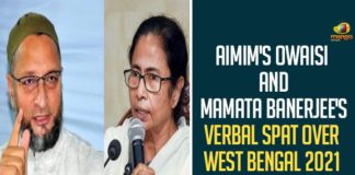 AIMIM’s Owaisi And Mamata Banerjee’s Verbal Spat Over West Bengal 2021 Assembly Elections,AIMIM,AIMIM’s Owaisi,Mamata Banerjee,AIMIM,Owaisi And Mamata Banerjee,Mango News,West Bengal 2021 Assembly Elections,Asaddudin Owaisi,Chief Minister of West Bengal,CM Mamata Banerjee,West Bengal CM Mamata Banerjee,Owaisi Responded To The Comment Of Banerjee Against The Aimim Party,West Bengal CM Mamata Banerjee Latest News,West Bengal Assembly Elections,West Bengal Assembly Elections 2021,2021 West Bengal Assembly Elections,West Bengal Assembly Elections News,West Bengal,Owaisi And Mamata Banerjee Verbal Spat Over West Bengal Assembly Elections