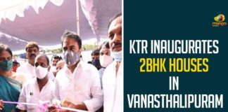 KTR Inaugurates 2BHK Houses In Vanasthalipuram,KTR Inaugurates 2BHK Houses In Vanasthalipuram,Telangana,KTR Launches 2BHK Houses In Vanasthalipuram,KTR On Wednesday Inaugurated Double Bedroom Houses In Vanasthalipura,Mango News,2BHK Houses,Municipal Administration and Urban Development Minister KTR,Vanasthalipuram,KTR Double Bedroom Houses,MinisterKT Rama Rao,Vanasthalipuram 2BHK Houses,Double Bedroom Houses In Vanasthalipuram,Minister KTR Inaugurates 2BHK Dignity Houses,IT Minister KTR,Minister KTR,KTR,KTR speech,TRS Working President,KTR Latest News,Telangana IT Minister,KTR live,trs,CM KCR,Double Bedroom Houses,Vanasthalipuram,Vanasthalipuram News,Telangana News,KTR Inaugurates 2BHK Houses