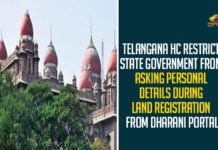 Telangana HC Restrict State Government From Asking Personal Details During Land Registration From Dharani Portal,High Court,Non Agricultural Registrations,Telangana Registrations,Dhrani Portal,Dharani Portal Registrations In Telangana,Non Agricultural Land Registration,Land Registration In Telangana,KCR On Non Agricultural Land Registration,Land Registrations In Telangana,Non Agricultural Lands In Telangana,Telangana New Registration,Telangana,Telangana News,Dharani Portal Telangana,Telangana High Court,CM KCR,KCR Latest,KCR,Telangana High Court,Telangana High Court LRS,Non Agricultural Land Registration In Telangana,Non Agricultural Land Dharani,Non Agricultural Land Registration,Mango News,Telangana HC Restrict State Government