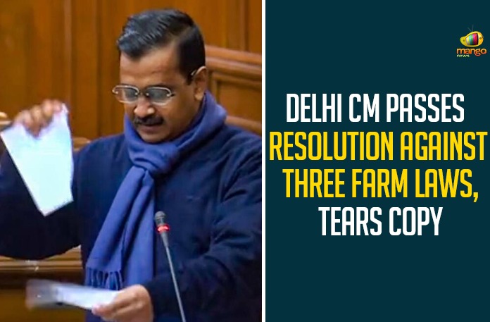 Delhi CM Passes Resolution Against Three Farm Laws, Tears Copy Delhi CM Passes Resolution Against Three Farm Laws,Tears Copy,Farmers Protest Live Updates,Farmers Reject Govt Proposal,Farmers Protest,Farmers Protest Live,Farmers Protest In Delhi,Farmer Protest News Today,Farmer Protest News Live,Farmer Protest News Latest,Farmers Protest Live Today,Farmer Protest Live,Farmers Protest Live News,Farmers Protest Latest Update,Arvind Kejriwal Tears Copies Of New Farm Laws In Delhi Assembly,Arvind Kejriwal,Delhi CM,Delhi,Delhi Assembly,Kejriwal,Centre,CM Kejriwal,Farm Laws,Tore Farm Bills,Delhi CM Kejriwal Passes Resolution Against Three Farm Laws,Delhi CM Kejriwal,CM Kejriwal Latest News,Delhi CM Arvind Kejriwal,CM Kejriwal Tears Copies Of Centre Farm Laws