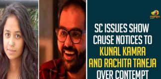 SC Issues Show Cause Notices To Kunal Kamra And Rachita Taneja Over Contempt Proceedings Plea,SC Issues Show Cause Notices To Kunal Kamra And Rachita Taneja,Cartoonist Rachita Taneja,Trouble For Kunal Kamra,Rachita Taneja,Kunal Kamra,Kunal Kamra Latest,Kunal Kamra News,Kunal Kamra Supreme Court,Kunal Kamra Supreme Court Case,Kunal Kamra Supreme Court Tweet,Kunal Kamra Supreme Court Video,Kunal Kamra Supreme Court Controversy,Supreme Court Issues Show Cause Notices To Kunal Kamra And Rachita Taneja,Contempt Cases,Kunal Kamra And Rachita Taneja Contempt Case,Mango News,SC Issues Show Cause Notices To Kunal Kamra And Rachita Taneja,Contempt Proceedings Plea