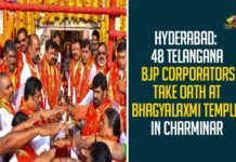 Hyderabad: 48 Telangana BJP Corporators Take Oath At Bhagyalaxmi Temple In Charminar,Bandi Sanjay,BJP Corporators At Bhagyalakshmi Temple,BJP Corporators News,BJP Leaders At Charminar,Charminar BJP,BJP Corporators,Bhagyalakshmi Temple,Bandi Sanjay Latest News,BJP Corporators Takes Oath At Bhagyalakshmi Temple,Bandi Sanjay Live,BJP News,BJP President Bandi Sanjay Visits Bhagyalakshmi Temple,Charminar Bhagyalakshmi Temple,BJP,Bandi Sanjay Latest,Bandi Sanjay Kumar,BJP State President,BJP GHMC Corporators Visits Bhagyalakshmi Temple,Bandi Sanjay Visits Charminar Bhagyalakshmi Temple,GHMC BJP Corporators,Telangana BJP President,Bandi Sanjay Bhagyalakshmi Temple BJP Corporators,Mango News,48 Telangana BJP Corporators