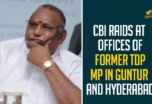 CBI Raids At Offices Of Former TDP MP In Guntur And Hyderabad CBI Raids At Offices Of Former TDP MP In Guntur And Hyderabad,Former TDP MP Booked By CBI In Bank Fraud Case,CBI Raids EX Tdp Mp Rayapati Rao Residence In Guntur Over Transstroy Fraud Probe,CBI Raids Ex TDP MP House,CBI Raids Former TDP MP Offices In Guntur And Hyderabad,CBI Raids Former TDP MP Offices In Guntur,CBI Raids At Offices Of Former TDP MP In Guntur,CBI Raids Former TDP MP Places Of Work In Guntur,CBI Raids Former TDP MP Offices,Mango News,Andhra Pradesh,CBI Raids On Former MP Rayapati,TDP MP,CBI,Central Bureau of Investigation,Bank Fraud Case Booked,TDP MP Rayapati Sambasiva Rao,Rayapati Sambasiva Rao