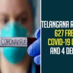 Telangana Reports 627 Fresh COVID-19 Cases And 4 Deaths,Telangana COVID-19 Report,Covid-19 Updates In Telangana,Telangana COVID-19 Cases New Reports,Telangana Reports,Telangana COVID-19 Cases,COVID 19 Updates,COVID-19,COVID-19 Latest Updates In Telangana,Mango News,Telangana,Telangana Coronavirus Cases Today,Telangana Coronavirus Updates,Telangana COVID-19 Cases,Telangana COVID-19 Deaths Reports,Telangana COVID-19 627 New Positive Cases,Telangana COVID-19 Reports,Telangana State COVID-19 Update,COVID-19 Cases In Telangana,Telangana Corona Updates,Telangana COVID-19 Reports,Telangana Reports 627 New Covid-19 Cases