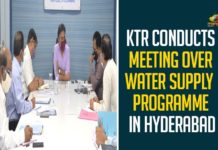 KTR Conducts Meeting Over Water Supply Programme In Hyderabad,GHMC,Minister KTR,KTR,Mango News,Minister KTR Conducts Meeting Over Water Supply,GHMC From January First Week,Minister KTR Says Free Water Scheme,KTR Conducts Meeting Over Water Supply Programme,Free Water Scheme,Free Water Scheme Will Start In GHMC From January First Week,Free Water Scheme Will Start In GHMC From January,Free Water,Free Drinking Water Scheme In Hyderabad,Telangana,Hyderabad,GHMC News,Drinking Water,Free Drinking Water In Hyderabad,KTR Holds Review Meeting Free Drinking Water Hyderabad,Free Water in Hyderabad,Minister KTR Latest News,Water Supply Programme