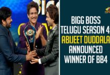 Bigg Boss Telugu Season 4: Abijeet Duddala Announced Winner of BB4,Mango News,Abhijeet,Abhijeet Bigg Boss 4 Winner,Abhijeet Is Crowned Winner,Bigg Boss 4 Finale,Bigg Boss 4 Finale Chiranjeevi,Bigg Boss 4 Finale Contestants,Bigg Boss 4 Finale Highlights,Bigg Boss 4 Finale Nagarjuna,Bigg Boss 4 Winner Abhijeet,Bigg Boss Telugu Season 4,Bigg Boss Telugu 4 Winner Abhijit,Bigg Boss 4 Telugu Winner Abhijit,#BigBossTelugu4,Bigg Boss Telugu 4 Latest Updates,Bigg Boss Telugu 4 Latest news,Bigg Boss Telugu 4 Winner,Bigg Boss Telugu 4 Winner is Abhijeet Duddala,Abhijeet Wins Bigg Boss Season 4,Bigg Boss 4 Telugu,Abhijeet Wins The Bigg Boss Telugu 4 Title,Abijeet Duddala Announced Winner of BB4