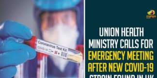 Union Health Ministry Calls For Emergency Meeting After New COVID-19 Strain Found In UK,Health Ministry To Discuss Mutant Coronavirus Found In Uk In Meet Today,Union Health Ministry Calls Emergency Meeting,COVID-19 New Strain,COVID-19 New Strain More Contagious,COVID-19 New Strain Malaysia,New Strain Of COVID-19 India,New Mutated Strain Of COVID-19,COVID-19 New Strain UK,COVID-19 New Strain Symptoms,COVID-19 New Strain In London,COVID-19 New Strain England,COVID-19 New Strain Of Coronavirus,COVID-19 New Strain US,COVID-19 New Strain Europe,Coronavirus,COVID-19,Boris Johnson,Vaccine,Covid Update,Mango News,UK Countrie Ban Flights,New Covid Strain,New Coronavirus Strain