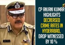CP Anjani Kumar Highlights Decreased Crime Rates In Hyderabad,Drop Witnessed By 10 Per Cent,Crime Rate In Hyderabad Dipped By 10 Per Cent In 2020,CP Anjani Kumar,Mango News,Crime Rate In Hyderabad,Commissioner Of Police,CP Of Hyderabad Anjani Kumar,Crime Rate In Hyderabad Dropped By 10 Per Cent In 2020,Crime Rates In Hyderabad Decreased,CP Anjani Kumar Highlights,CP Anjani Kumar,CP Anjani Kumar Latest News,CP Anjani Kumar News,Hyderabad,Hyderabad Latest News,Hyderabad News,CP Anjani Kumar On Crime Rates In Hyderabad,CP Anjani Kumar About Crime Rates In Hyderabad,Commissioner Of Police Anjani Kumar