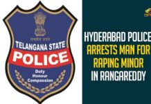 Hyderabad Police Arrests Man For Raping Minor In Rangareddy,Telangana Police Arrests Man For Allegedly Raping Minor In Ranga Reddy District,Telangana Police Arrests Man For Allegedly Raping Minor In Ranga Reddy District,Telangana Police,Hyderabad,Ranga Reddy District,Telangana,TS Police Arrests Man For Allegedly Raping Minor In Ranga Reddy,Police Arrest Man For Raping Minor In Ranga Reddy District,Hyderabad Police Arrests Man For Raping Minor In Rangareddy,Mango News,Telangana News,Hyderabad Police,Hyderabad Police Arrests Man,Hyderabad Police Arrests Man For Raping Minor