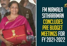 FM Nirmala Sitharaman Concludes Pre Budget Meetings For FY 2021-2022,Union Budget 2021-22,FM Nirmala Sitharaman Concludes Pre Budget Meetings With Stakeholders,Union Budget 2021,FM Nirmala Sitharaman Concludes Pre Budget Meetings,Union Budget 2021 News,FM Concludes Pre Budget Consultations With Stakeholders,Mango News,FM Nirmala Sitharaman,Pre Budget Meetings,FY 2021-2022,Nirmala Sitharaman,Union Finance Minister,FM Concluded Pre Budget 2021-2022 Meetings,Financial Year 2021-2022,Nirmala Sitharaman Concludes Pre Budget Meetings,FM Pre Budget Meetings For FY 2021-2022,FM Nirmala Sitharaman Latest News